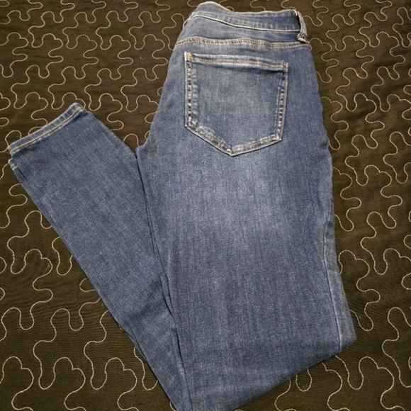 SO Dark Blue Jeans Denim Skinny Jeggings. Juniors Size 5 - Picture 1 of 7